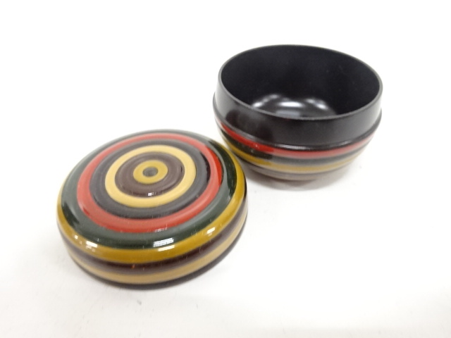  独楽塗り　棗　2点セット